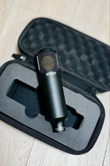 Sony C-80 Condenser Microphone w/ Case Near Mint Tested Working