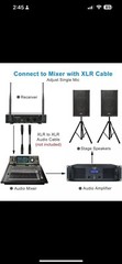 Wireless Microphone System GUDEHOLO Metal Dual Professional Home KTV Set