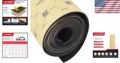 High-Density 157mil Sound Insulation Mat – 6 Sq Ft for Ultimate Quiet Ride