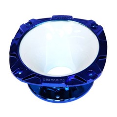 Deejay LED TBH2INSHORTWHBLU Short 2 Bolt On Horn White Blue