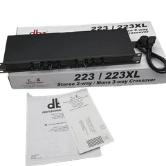 DBX 223XL Stereo 2-Way/Mono 3-Way Crossover Rack Mountable US NEW
