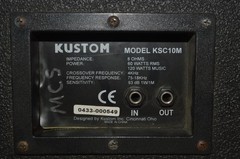 Kustom PA KPC10M Monitor Speaker Cabinet