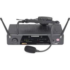 Samson SW7A7SQE-K4 AirLine 77 AH7 Fitness Headset Wireless System, K4