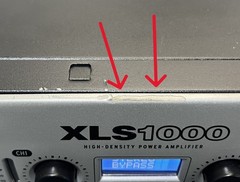 CROWN XLS 1000 High Density Power Amplifier 2-Channel Amplifier 100-240V Tested