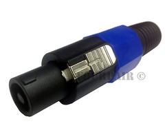 2 Pole Conductor Speaker Cable Male Connector End for SPEAKON Audio Loudspeaker