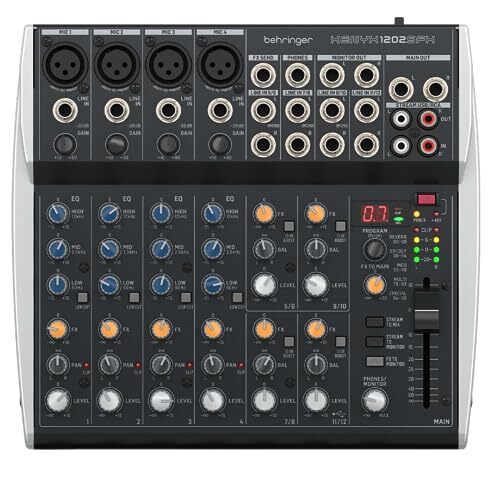 Behringer Xenyx 1202SFX 12-channel Analog Streaming MixerFrom Japan