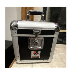 Eurolite Aluminum Carry Case Black/Silver w/ Carry Handle & Latch Closure