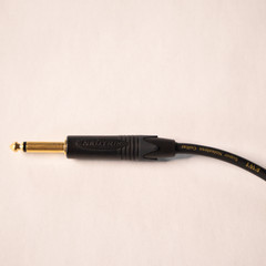 Super Noiseless Guitar & Instrument Cable TS – Handmade in the US – Black – 15ft