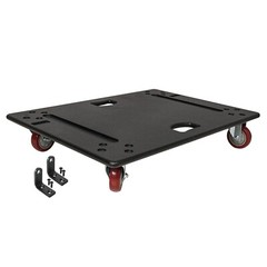 Sound Town Sturdy Plywood Caster board Easy Transport 4″ Wheels Brakes ZSCB-118S