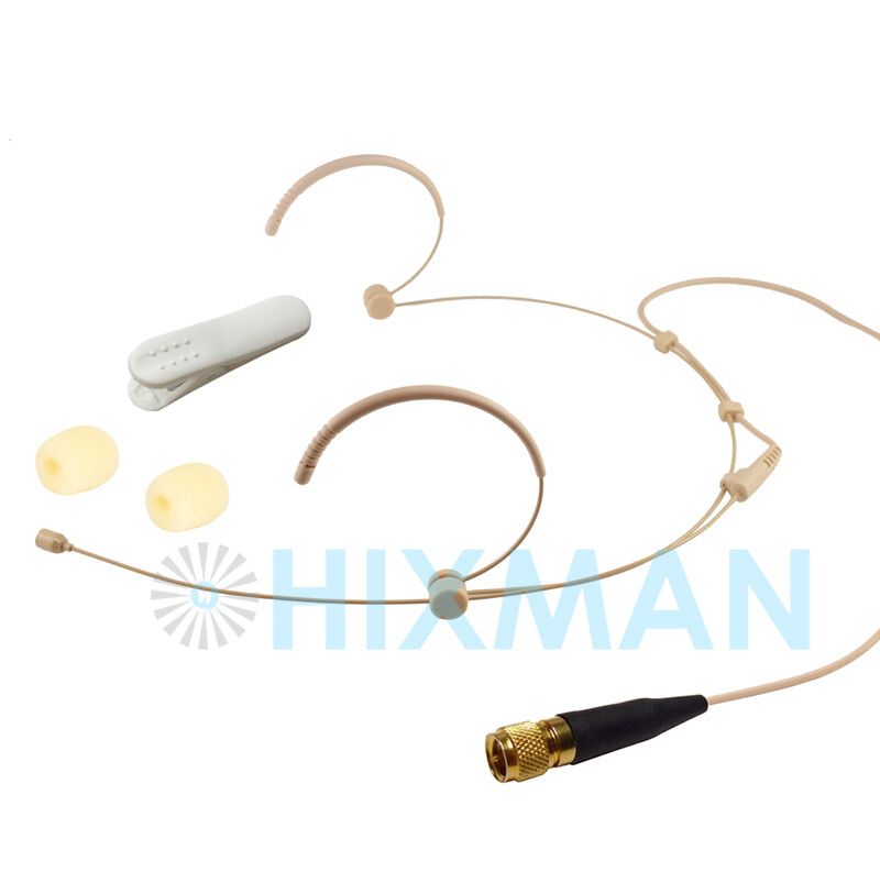 HIXMAN 4019 Headworn Mic With Microdot For DPA Countryman Shure Microdot Adapter