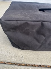 Studio Slips Amp Head Clamshell Padded Gig Bag Black Nylon Canvas