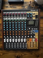 TASCAM Model 12 Desktop Mixer Interface Recorder Controller 12-Ch Bluetooth