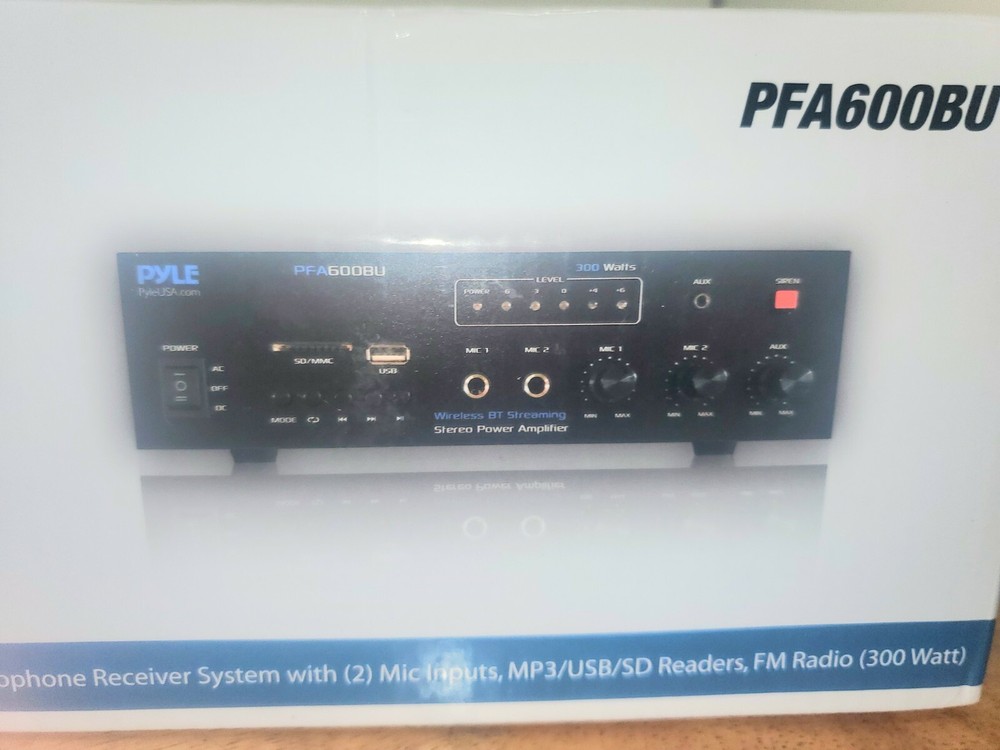 Pyle PFA600BU Wireless Microphone Receiver with Wireless Speaker