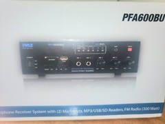 Pyle PFA600BU Wireless Microphone Receiver with Wireless Speaker