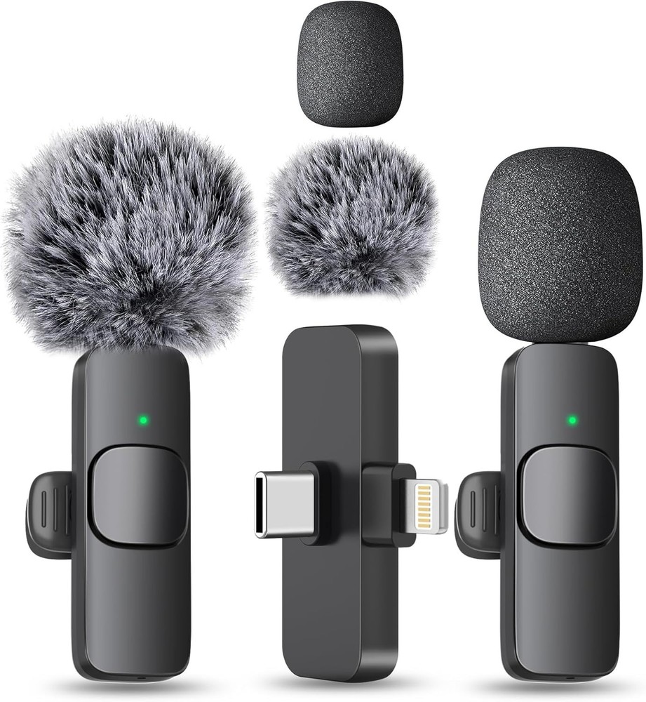 Compact Wireless Lavalier Mic for Content Creators – Noise Reduction & Clarity