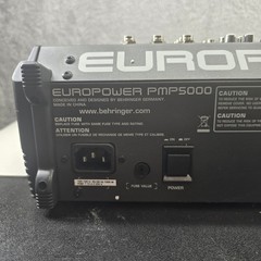 Behringer Europower PMP5000 Powered Mixer 20 Channel 1200W Powered Mixer – AS IS