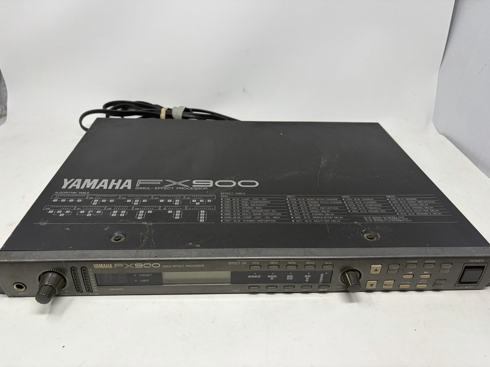 Yamaha FX900 Simul-Effect Processor Tested Working