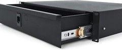 Gatore Wireless Microphone Rack Mount Drawer – Fits 4 Mics and Body Packs
