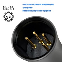 Metal XLR Audios Plug Resists Corrosion Long Last Performances 4Pin XLR Plug