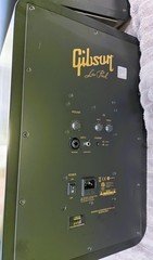 Gibson LP8 Powered Active Monitors Pair wCovers stands Flamed arch 100th Set LP-
