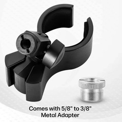 1pcs Large Microphone Clip, Adjustable Mic Holder for Microphones with Outer …