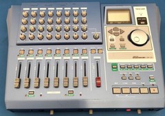 Tascam DP-01 Digital MTR Portastudio Multi-Track Recorder Used Blue Gray