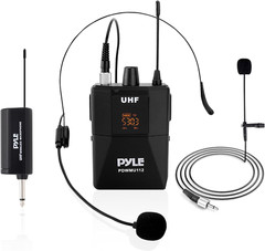 UHF Wireless Microphone System Kit – Portable Professional Cordless Microphone S