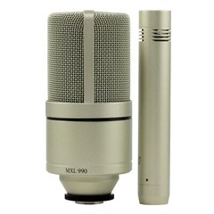 MXL990 991 Microphone Recording Pack Bundle with 20-Foot XLR Cables