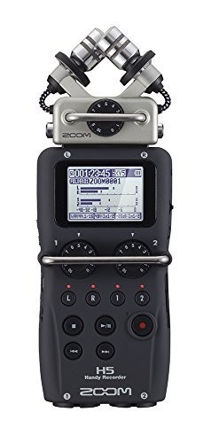 ZOOM H5 Handy Recorder Linear PCM IC New Interchangeable Mic Capsule DSLR Mount