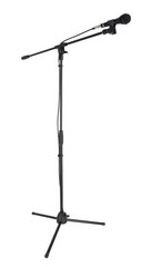 Rockville RVMIC50 Portable Sturdy Mic Stand w/ Boom Arm, Carry Bag, Adjustable