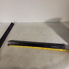 Lowell L212-24 Metal Rack Rails Pair Black Build a Rack Standard 14U