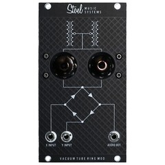 Vacuum Tube Ring Mod Eurorack Module Synth, Dark Mode (Black) Stoel Music System