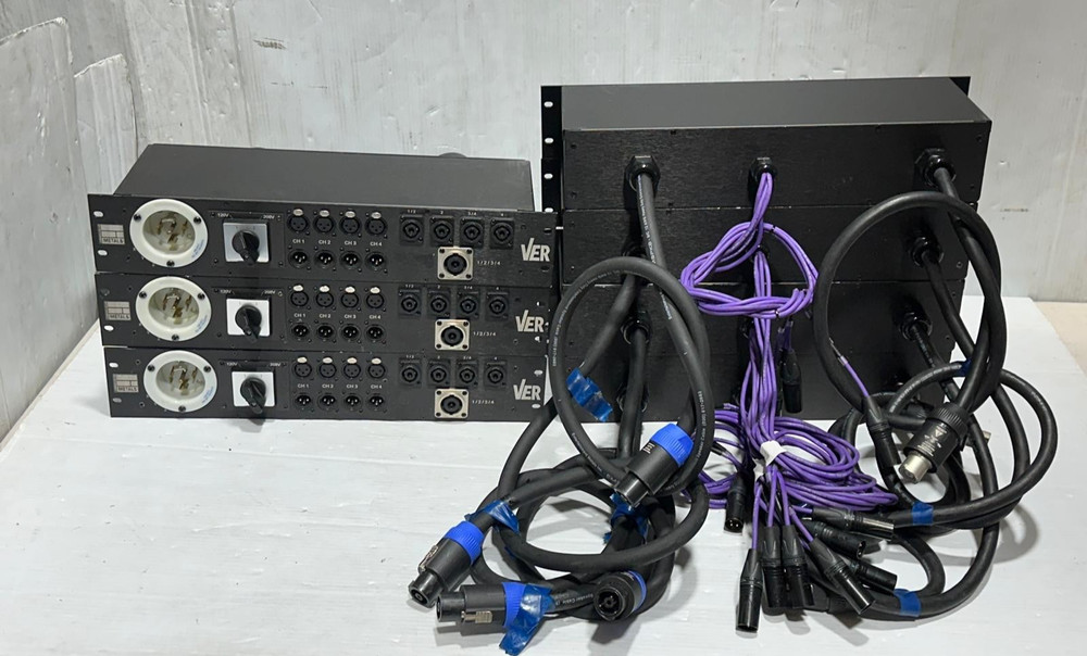 Rack Pack Power Distro 30A 30Y 120/208VAC 3-Phase 208v #618-(one)TRUEHEARTSOUND