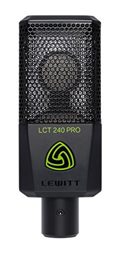 Lewitt LCT 240 PRO Highly Versatile Condenser Microphone, Black