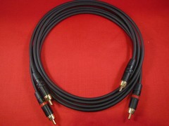 25′ Mogami 2964 75 Ohm Dual Superflexible Cable w/ Neutrik Gold RCA.