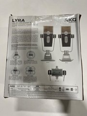 AKG Lyra Microphone 192 kHz for Podcast Studio Music Video – C44USB
