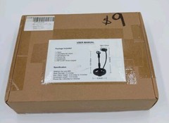 GLCON Desktop Adjustable Mic Stand And Phone Clip