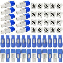 NAC3FCA NAC3MPA-1 NAC3FCB NAC3MPB-1 20A AC PowerCON Cable Adapter Connector