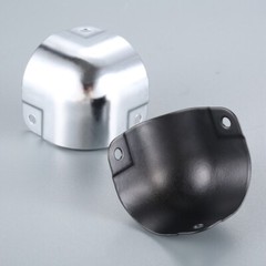 4pcs Square Flight Box Corner 26/29mm Round Bowl-shaped Edging Wrapping Hardware