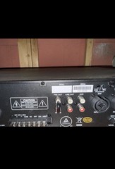 Saga SAG6012 240W 1-Channel Power Amplifier Phantom Power RCA/XLR Black