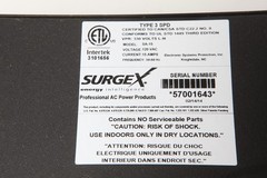 SurgeX SA-15 Advanced Series Mode Surge Eliminator Power Conditioner 120V 15A