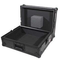 Road Case Black for 1200 Style Turntables Pioneer PLX1000, Technics, Numark etc