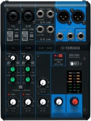 Yamaha MG06 Analog 6-Channel Mixing Console