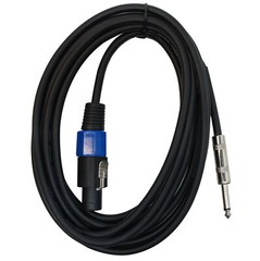 Harmony Audio HA-SPKQTR15 Pro DJ Speakon Male to 1/4″ Male 15FT Speaker Cable