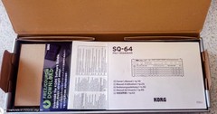 Korg SQ-64 Sequencer Black 64 Pads MIDI I/O Pad Triggers Software Included