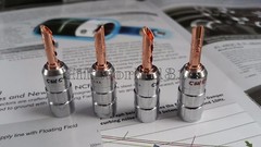 4x CMC Speaker Cable Wire Banana Plug Connector hifi audio