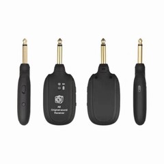 Guitar Bass WIRELESS System Transmitter Receiver Built In Rechargeable Battery