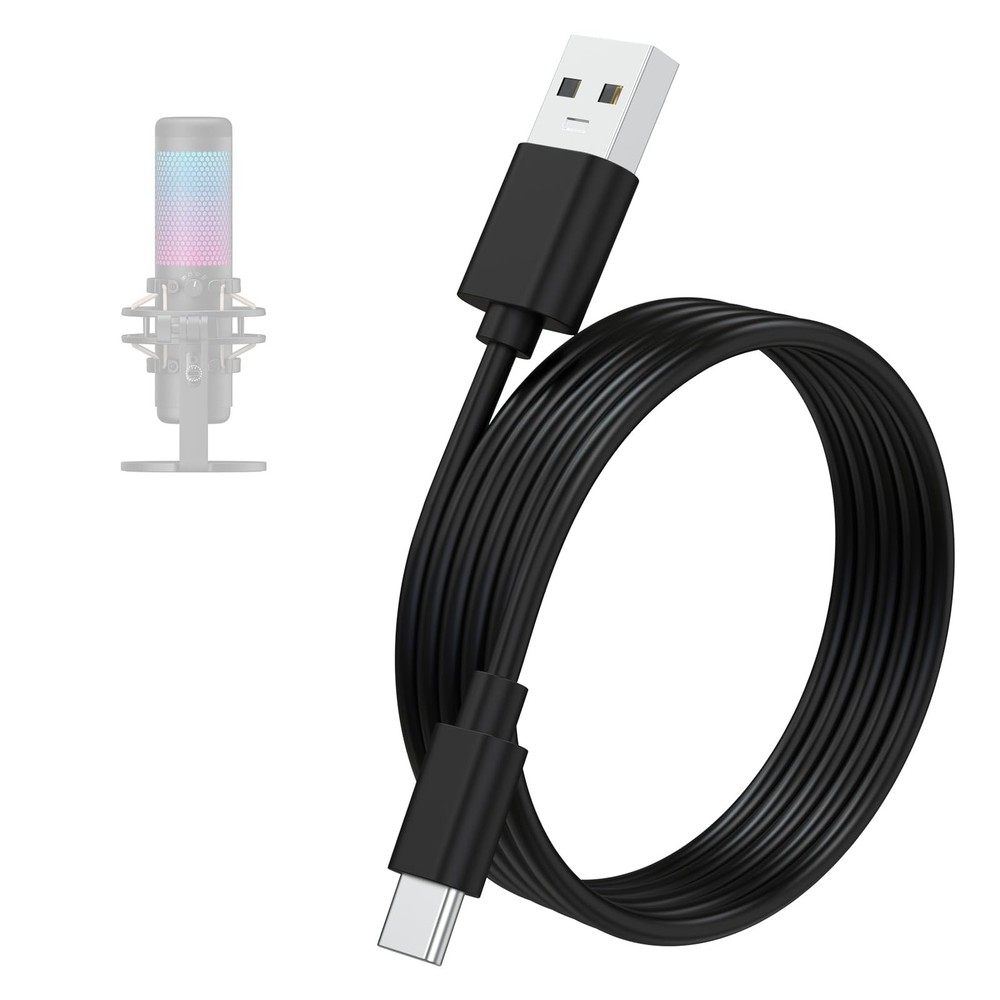 Arzweyk Replacement USB C Data Charging Cable Cord Compatible with HyperX…