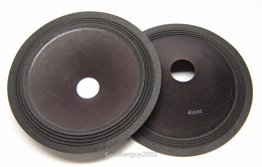 Pair 10″ Paper Speaker Cones – Recone Parts – 410383