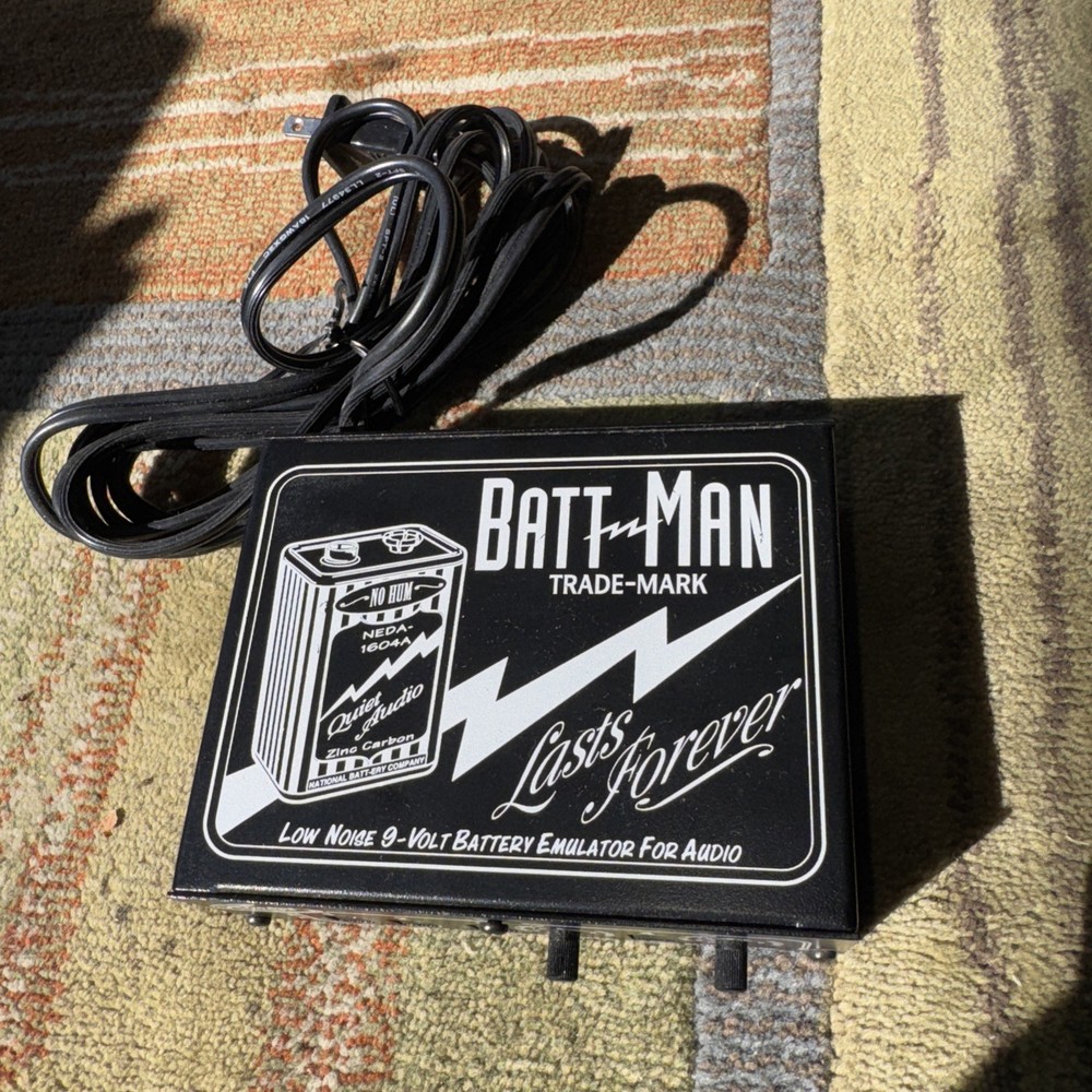 ADA ROCKET TRADE-MARK BATT MAN – LOW NOISE 9-VOLT BATTERY EMULATOR ULTRA RARE